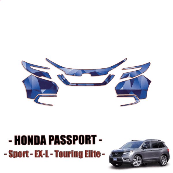 2019 -2021 Honda Passport  Paint Protection Kit (PPF) Front Bumper