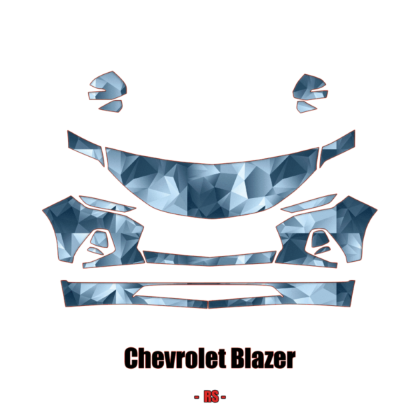 2019 – 2022 Chevrolet Blazer RS Paint Protection Kit (PPF) – Partial Front