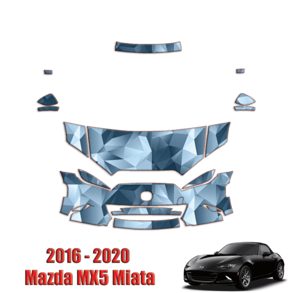 2016 – 2023 Mazda Miata MX5 – Paint Protection Kit- Partial Front