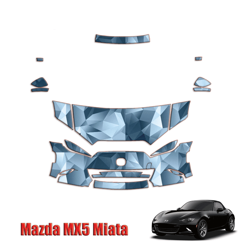 2016-2024 Mazda Miata MX5 Precut Paint Protection Kit – Partial Front