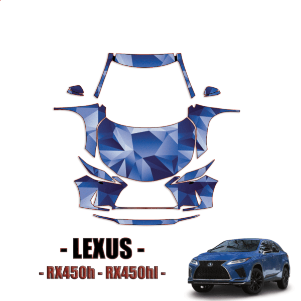 2020-2022 Lexus RX 450h PreCut Paint Protection Kit Full Front+A Pillars+Rooftop