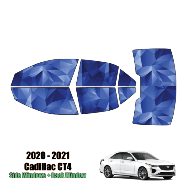 2020 – 2024 Cadillac CT4 – Full Sedan Precut Window Tint Kit Automotive Window Film
