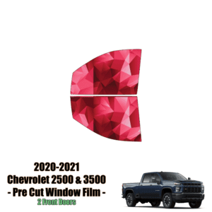 2020 – 2022 Chevrolet Silverado 2500 & amp 3500 – 2 Front Windows Precut Window Tint Kit Automotive Window Film