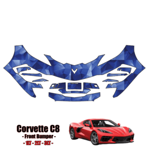 2020-2021 Chevy Corvette C8 PPF Kit Precut Paint Protection Kit Front Bumper