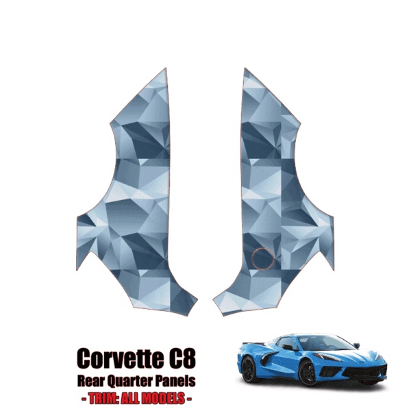 2020-2023 Corvette C8 PPF kit Precut Paint Protection Kit – Quarter Panels