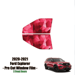 2020 – 2021 Ford Explorer – 2 Front Windows Precut Window Tint Kit Automotive Window Film