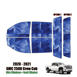 2020 – 2022 GMC Sierra 2500 Crew Cab – Full Truck Precut Window Tint Kit Automotive Window Film