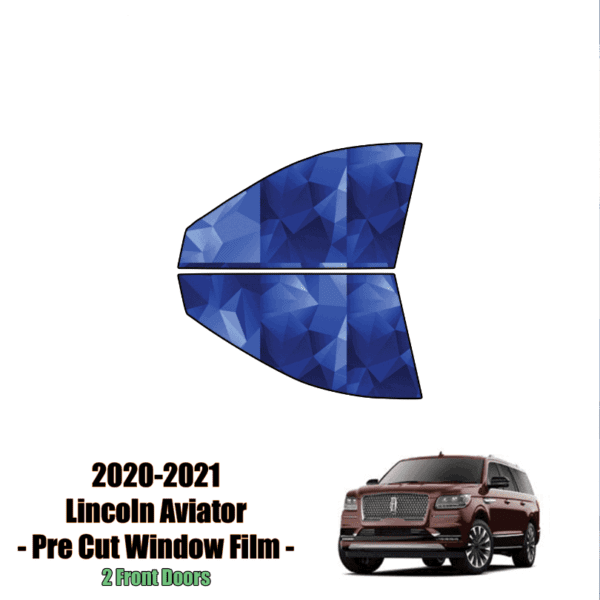 2020 – 2021 Lincoln Aviator – 2 Front Windows Precut Window Tint Kit Automotive Window Film