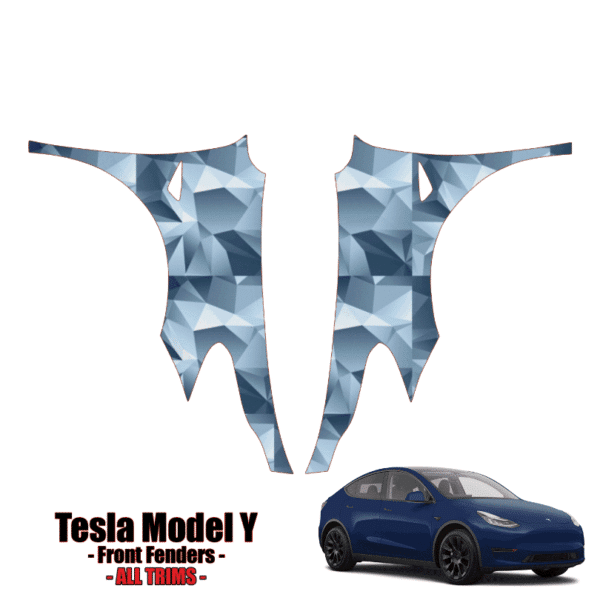 2020-2023 Tesla Model Y PPF Fenders Precut Paint Protection Kit
