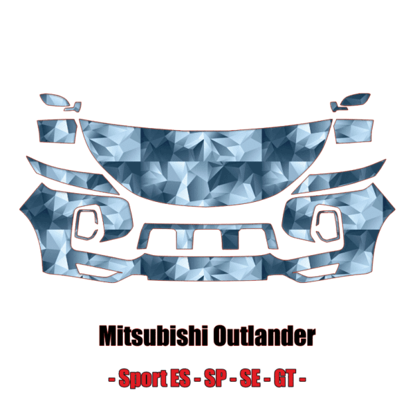 2020 – 2022 Mitsubishi Outlander PPF Kit Pre Cut Paint Protection Kit – Partial front