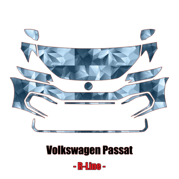 2020 – 2022 Volkswagen Passat R-Line Pre-Cut Paint Protection Kit (PPF) Partial Front