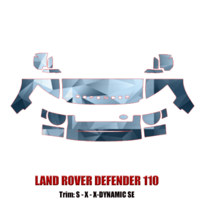 2020-2025 Land Rover Defender 110 Precut Paint Protection PPF Kit – Partial Front