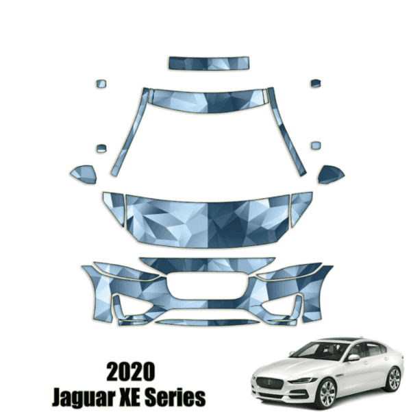 2020 Jaguar XE Series – Precut Paint Protection Kit (PPF) Partial Front