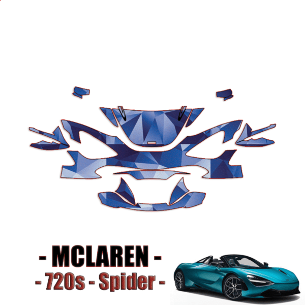2019-2023 McLaren 720S SPIDER Precut Paint Protection Kit – Partial Front