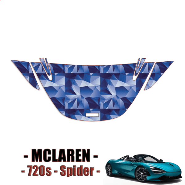 2019-2023 Mclaren 720S Spider Precut PPF kit Partial Hood + Fenders