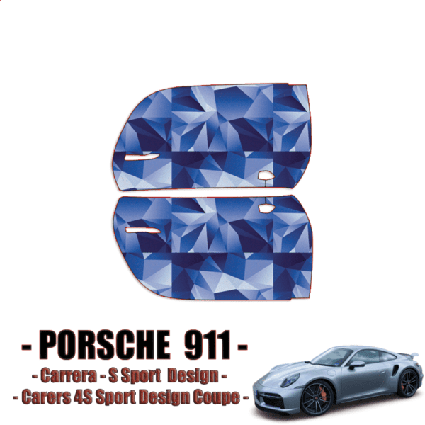 2020 – 2022 Porsche 911 Precut Paint Protection Kit (PPF) – Full 2 Doors