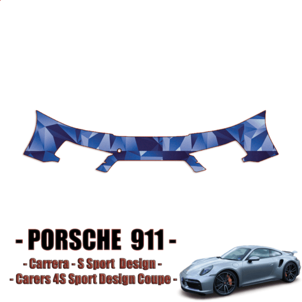 2020-2022 Porsche 911 Carrera S Sport Design Precut Paint Protection Kit – Front Bumper