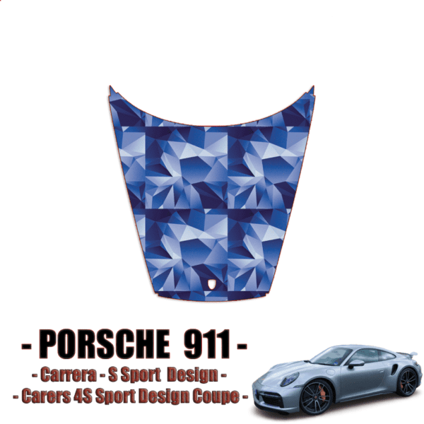 2020-2022 Porsche 911 Carrera S Sport Design Carrera  Precut Paint Protection Film – Full Hood