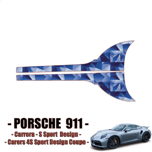 2020 – 2022 Porsche 911 Carrera S Sport Design Precut Paint Protection Kit – Rocker Panels