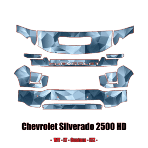 2020 – 2023 Chevrolet Silverado 2500 HD Paint Protection Kit (PPF) – Partial front