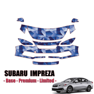 2020-2023 Subaru Impreza – Base Precut Paint Protection Kit – Partial Front