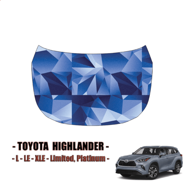 2020-2023 Toyota Highlander Precut Paint Protection Film – Full Hood
