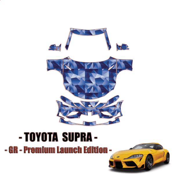 2020-2023 Toyota Supra GR Precut Paint Protection Kit (PPF) – Full Front