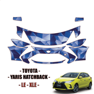 2020-2023 Toyota Yaris Hatchback  Precut Paint Protection Kit (PPF) – Partial Front