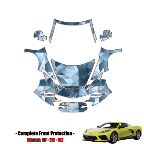 2020-2024 Chevrolet Corvette C8 Stingray Precut Paint Protection Kit – Full Front