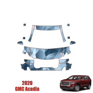 2020 – 2022 GMC Acadia Precut Paint Protection PPF Kit – Partial Front + A pillars