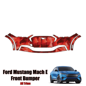 2021-2022 Ford Mustang Mach-E Precut Paint Protection Kit (PPF) Front Bumper