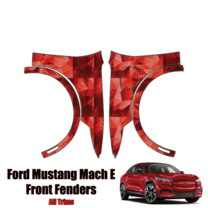 2021-2024 Ford Mustang Mach-E PPF Precut Paint Protection Kit – Full Front Fenders