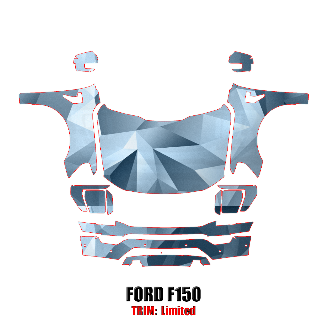 2021-2023 Ford F150 Limited Precut Paint Protection PPF Kit – Full Front