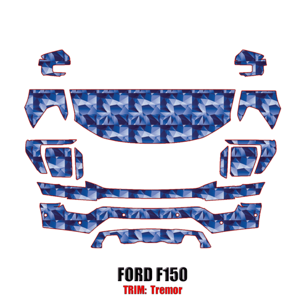 2021-2024 Ford F150 Tremor Precut Paint Protection Kit – Partial Front