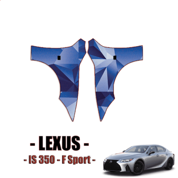 2021-2023 Lexus IS 350-F Sport Precut Paint Protection Kit – Full Front Fenders
