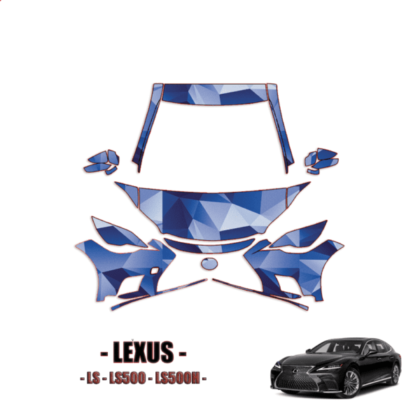 2021-2023 Lexus LS, LS500, LS500H PPF Kit PreCut Paint Protection Kit – Partial Front