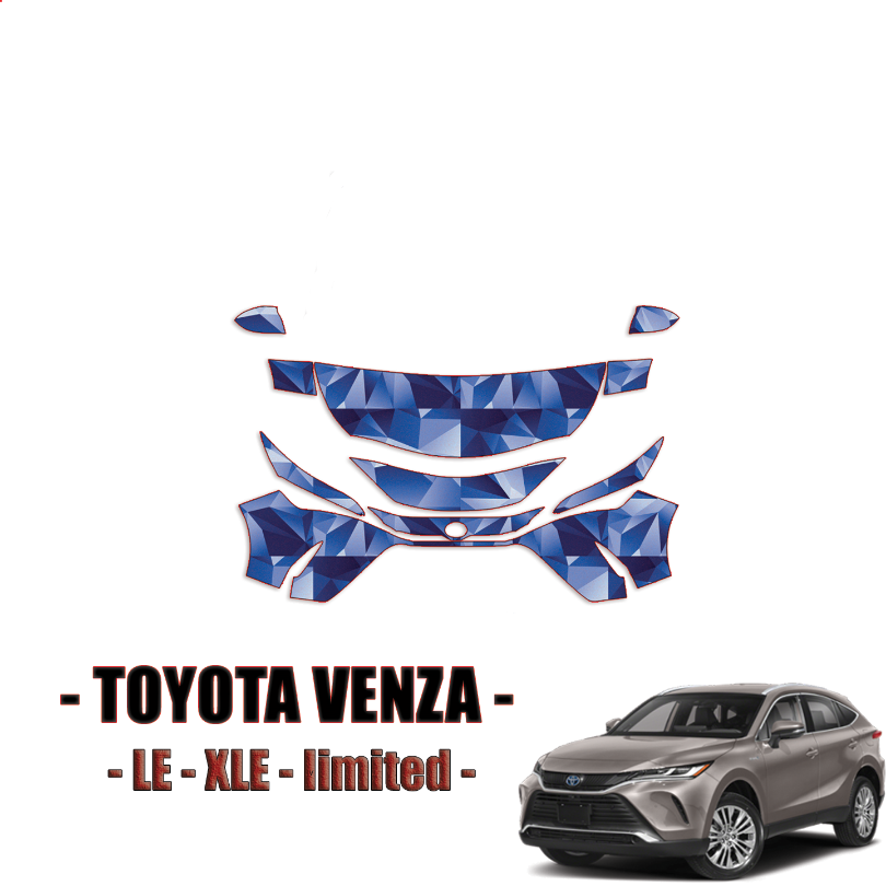 2021-2024 Toyota Venza Precut Paint Protection Kit PPF – Partial Front