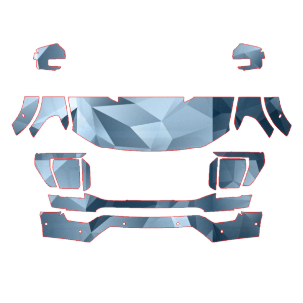2021-2023 Ford F150 Precut Paint Protection PPF Kit – Partial Front