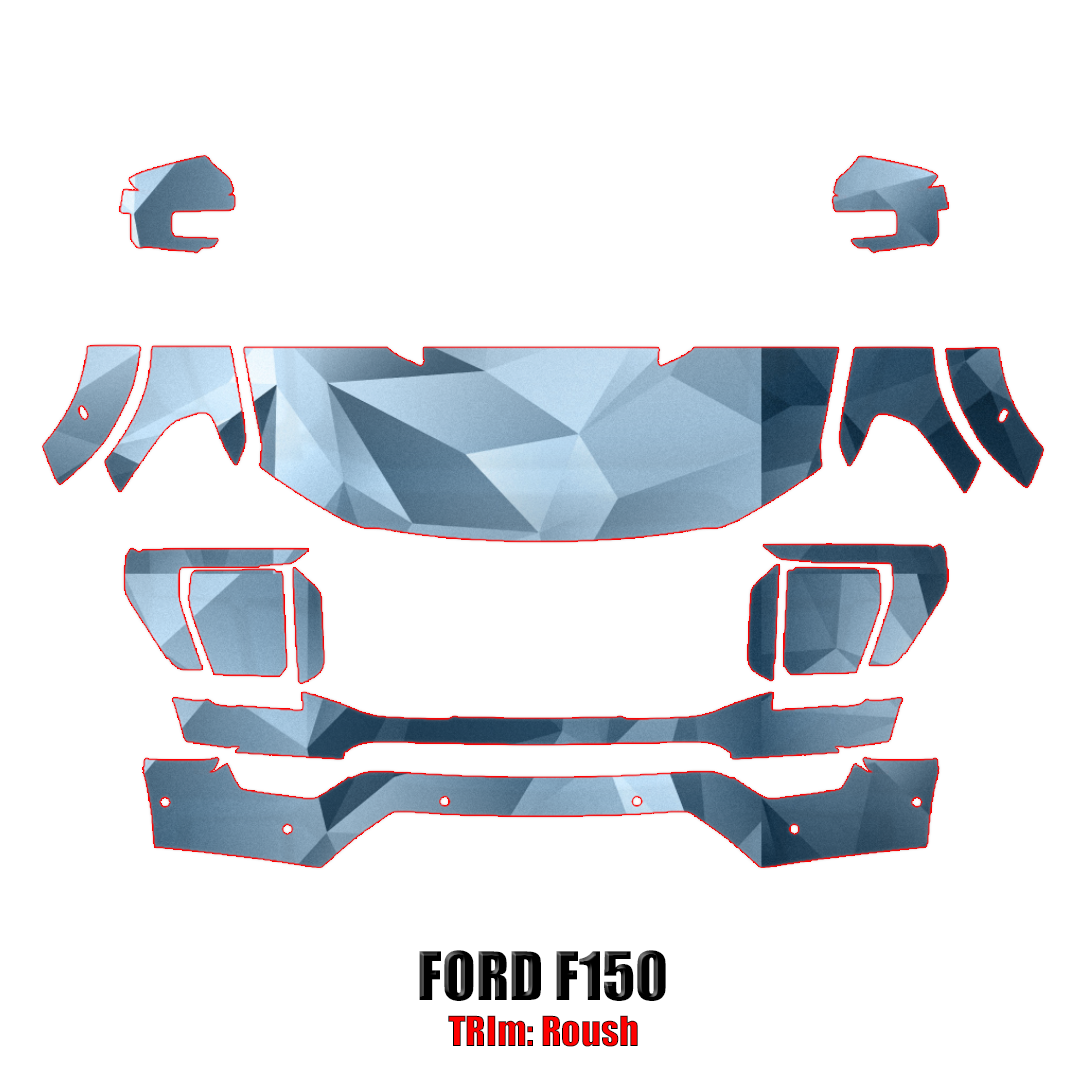 2021-2023 Ford F150 Precut Paint Protection PPF Kit – Partial Front
