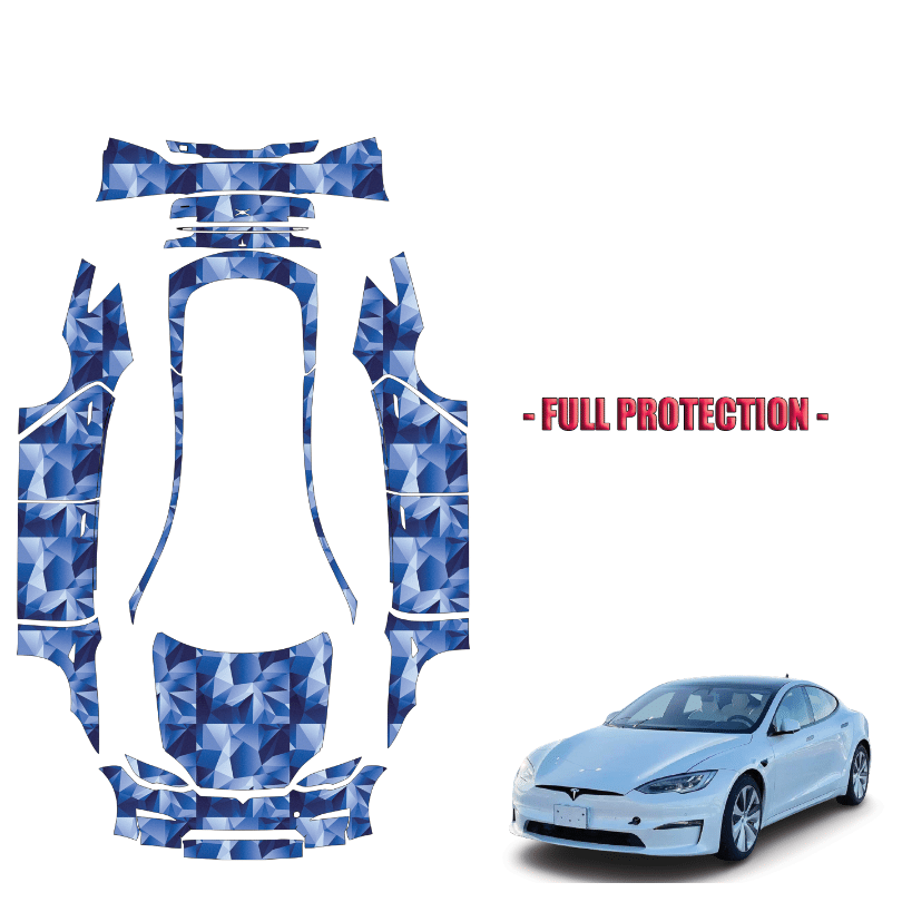 2021.5- 2024 Tesla Model S Plaid Paint Protection Kit (Full Wrap)