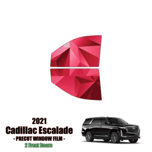 2021-2022 Cadillac Escalade – 2 Front Windows Precut Window Tint Kit Automotive Window Film