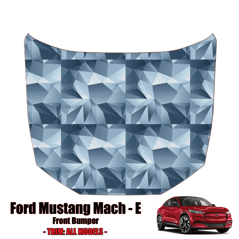 2021-2024 Ford Mustang Mach-E Precut Paint Protection Kit (PPF) - Full Hood