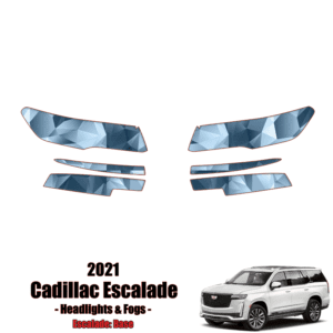 2021-2023 Cadillac Escalade – Precut Paint Protection Kit (PPF) Headlights + Fogs