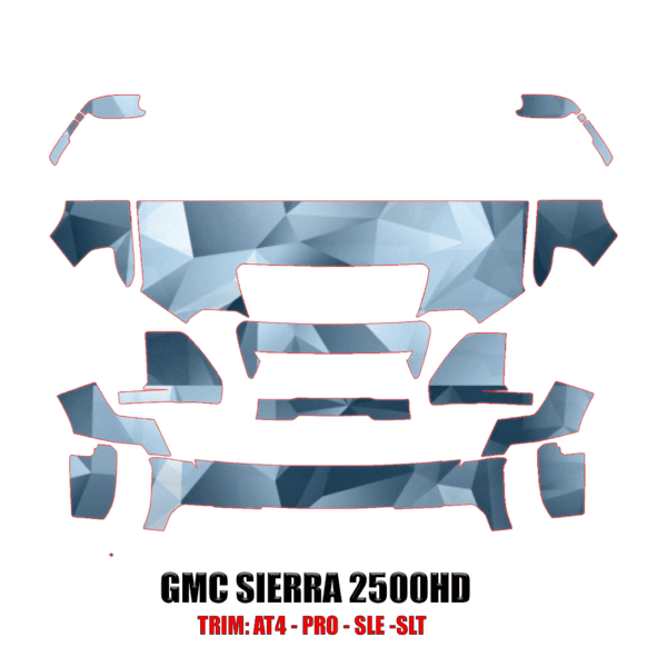 2022-2024 GMC Sierra 2500HD Precut Paint Protection PPF Kit – Partial Front