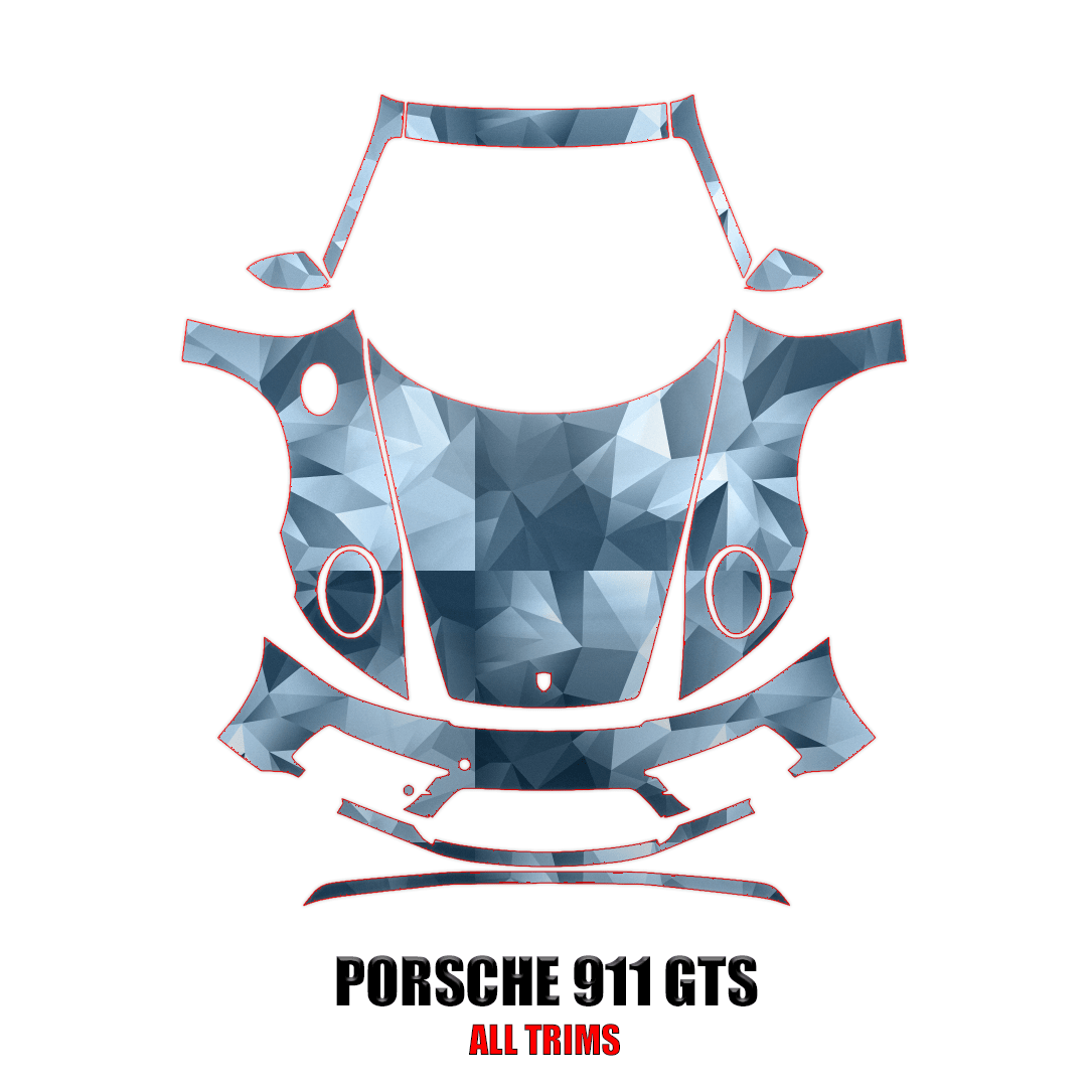 2022-2024 Porsche 911 GTS Precut Paint Protection Kit – Full Front+