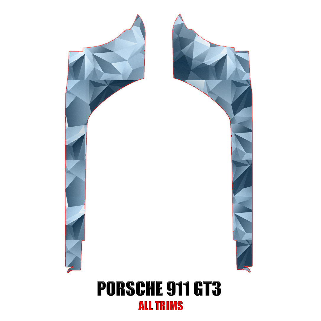 2010-2011 Porsche 911 GT3 Precut Paint Protection PPF Kit – Rocker Panels