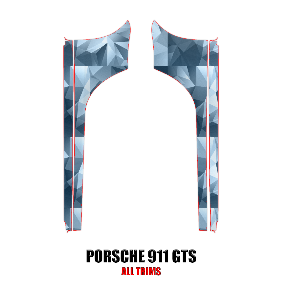 2022-2024 Porsche 911 GTS Precut Paint Protection Kit – Rocker Panels