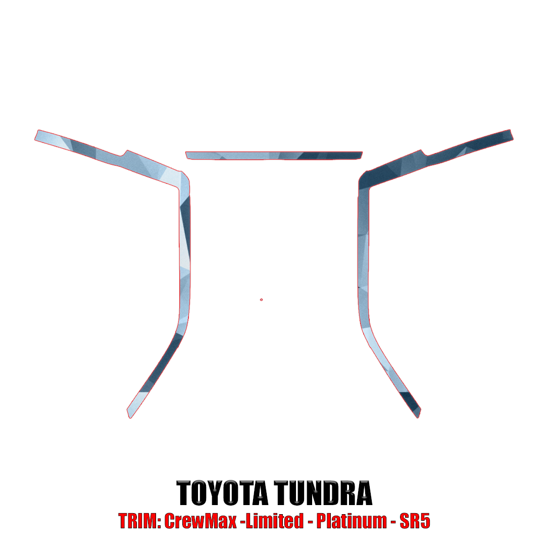 2022-2024 Toyota Tundra Precut Paint Protection Kit – A Pillars+
