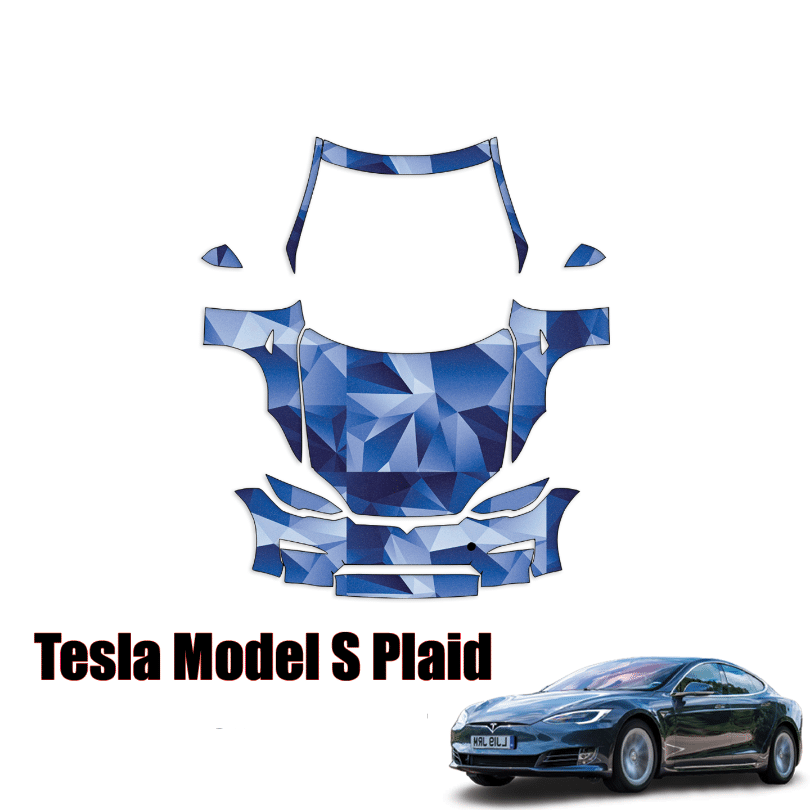 2021 – 2023 Tesla Model S Plaid Paint Protection Precut Kit – Full Front