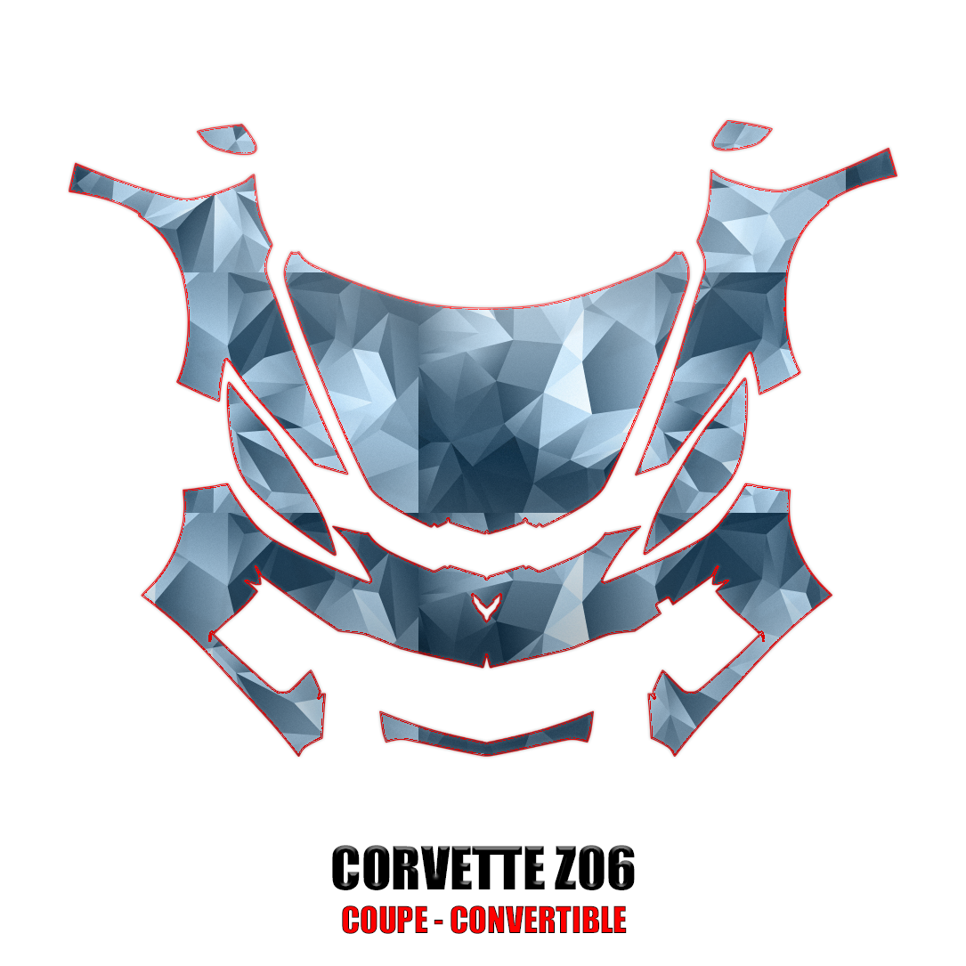 2023-2024 Chevrolet Corvette Z06 Precut Paint Protection Kit – Full Front
